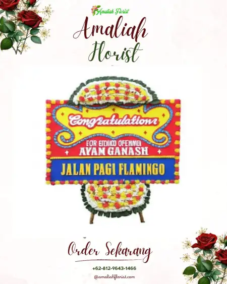 Sewa Papan Bunga Trayang